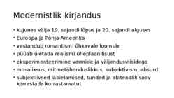 Kuristik rukkis - powerpoint-modernistlik kirjandus-J-D-Salinger-sisumärksõnad #2