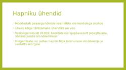 Hapniku esitlus #4