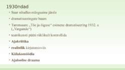 EESTI TEATRI SÜND #20