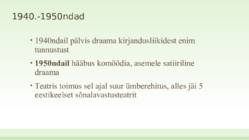 EESTI TEATRI SÜND #21