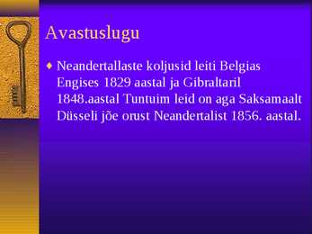 Neandertallased powerpoint #4