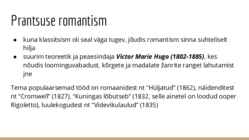 Romantism kirjanduses #7