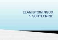 Elamistoimingud - Suhtlemine