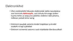 Elu keemia #18