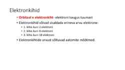 Elu keemia #20