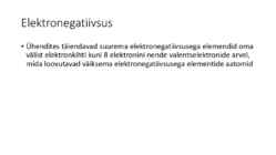 Elu keemia #29
