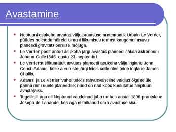 Neptuun powerpoint 9 klass #4