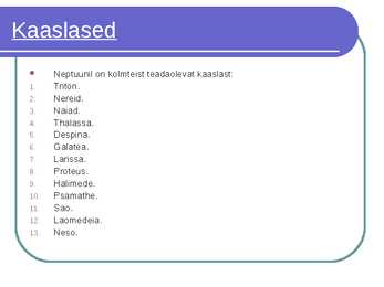 Neptuun powerpoint 9 klass #9