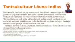 Tantsukultuur lõuna-indias #2
