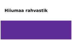 Hiiu maakonna rahvastik
