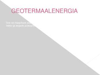 Alternatiivsed energiaallikad #7