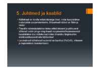 Juhtidest kaitsmeteni #3