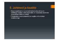 Juhtidest kaitsmeteni #7