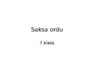 Saksa ordu