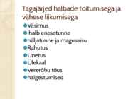 Tervislik toitumine ja kehalise aktiivsuse põhimõtted #5