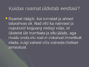 Rehepapp - autor-sisu-tegelased #12
