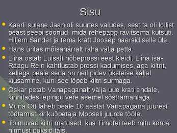 Rehepapp - autor-sisu-tegelased #4