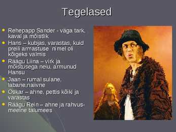 Rehepapp - autor-sisu-tegelased #9