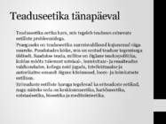 Teaduseetika #4