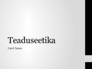 Teaduseetika