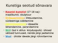 Kunsti liigid #30