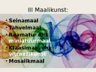 Kunsti liigid #8