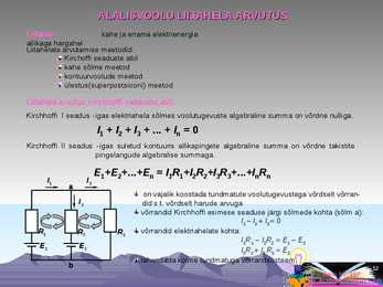 Alalisvooluahelad #13