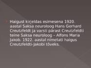 Creutzfeldti-Jakobi tõbi #3