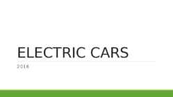 ELECTRIC CARS