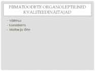 KVALITEEDI hindamine #37