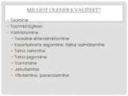 KVALITEEDI hindamine #51