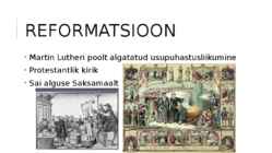 Reformatsioon ja Liivi sõda #2