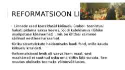 Reformatsioon ja Liivi sõda #7