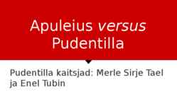 Apuleius versus Pudentilla