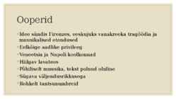 Barokkmuusika levimine ja eripärad #5