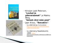 Kristjan Jaak Peterson- 1801-1822 #16