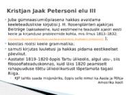Kristjan Jaak Peterson- 1801-1822 #6