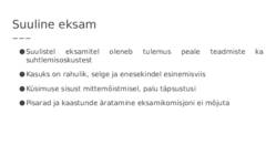 Eksamiteks valmistumine #12