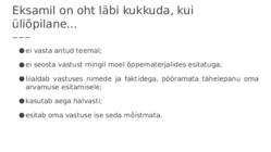 Eksamiteks valmistumine #13