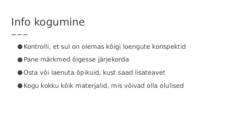 Eksamiteks valmistumine #6
