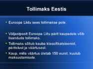 Tollid rahvamajandus #7