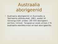 Austraalia aborigeenide muusikainstrumendid #2