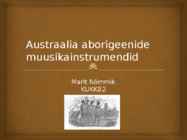 Austraalia aborigeenide muusikainstrumendid