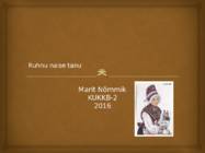 Esitlus - Ruhnu naise tanu