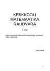Keskkooli matemaatika raudvara