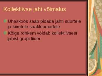 Grupieluviis ja territoriaalsus #11
