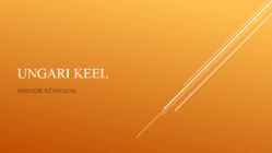 Ungari keel