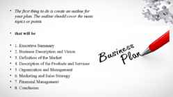 How to write a Business Plan #2