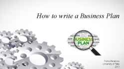 How to write a Business Plan
