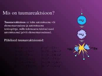 Tuumareaktsioonid #3